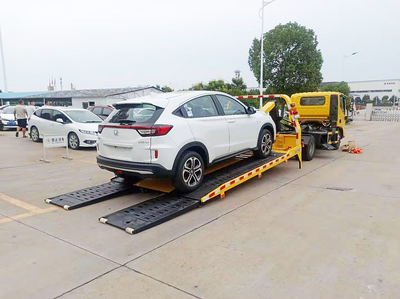 程力专用汽车二十二分公司 国六江淮骏铃V5蓝牌清障车，专业道路救援新选择